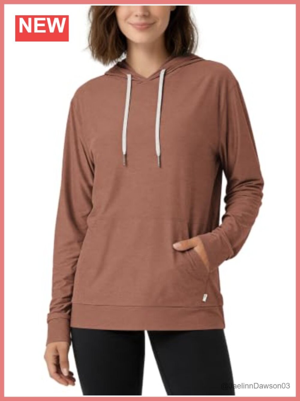 Oversized Hoodie Ultra Soft Tech Pullover UPF 50 Kangaroo Pocket